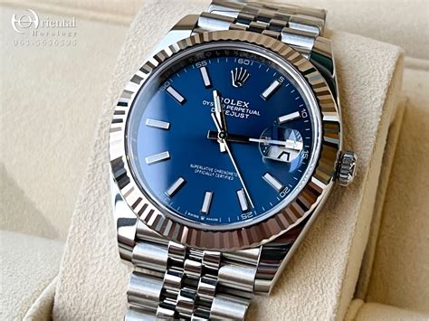 Rolex datejust jubilee blue dial